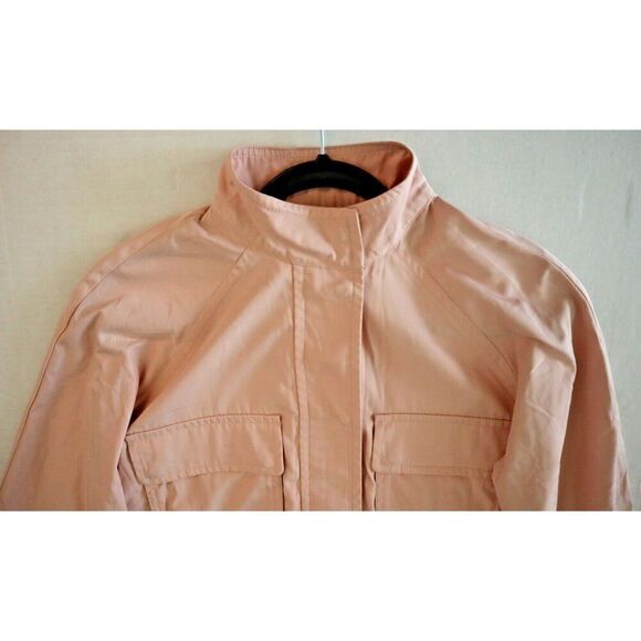 ATM AW5961-MB Women's Sz XS Oyster Pink Patch Pocket Cargo Jacket - Picture 9 of 14